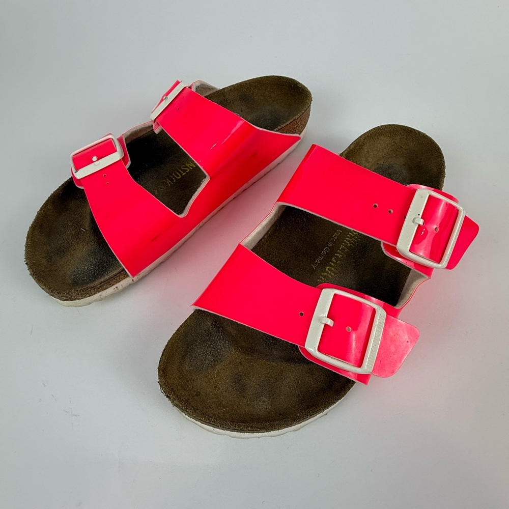 Birkenstock Neon Pink Sandals